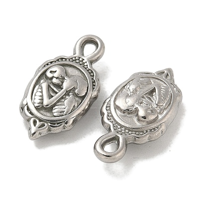 Anti-Tarnish 304 Stainless Steel Pendants STAS-Q334-52P-1
