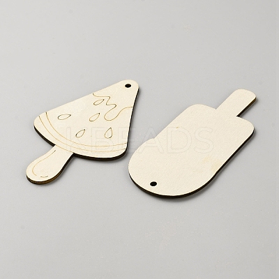 DIY Wood Hanging Pendant Decorations Kit DIY-WH20007-18C-1
