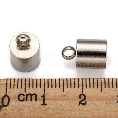 Tarnish Resistant Smooth Surface 201 Stainless Steel Cord Ends STAS-R063-94-1