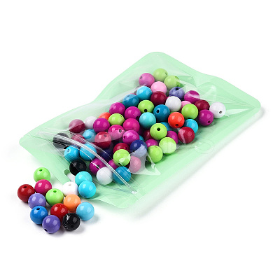 Macaron Color Plastic Yin-yang Resealable Bags OPP-N001-01B-07-1