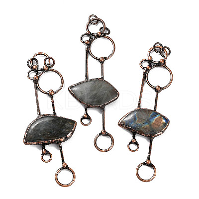 Natural Labradorite Big Pendants G-A227-07R-1