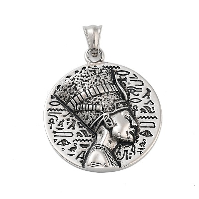 304 Stainless Steel Pendants STAS-S143-05A-1