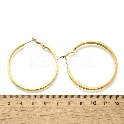 304 Stainless Steel Hoop Earrings for Women EJEW-C096-43G-02-1