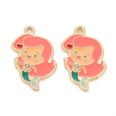 Alloy Enamel Pendants ENAM-S126-116-NR-1