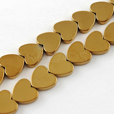 Non-magnetic Synthetic Hematite Beads Strands G-Q883-6x6mm-4-1