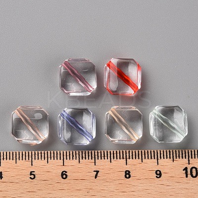 Transparent Acrylic Beads X-TACR-S154-08A-1