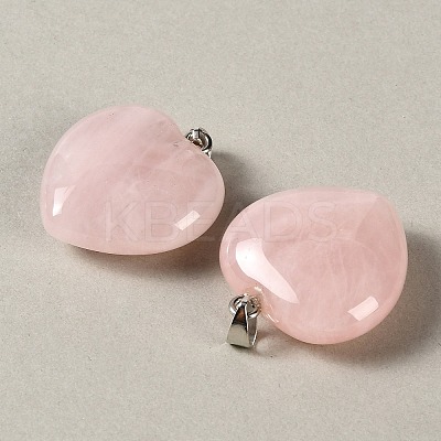Natural Rose Quartz Pendants GG-CBAA0EE-04P-18-1