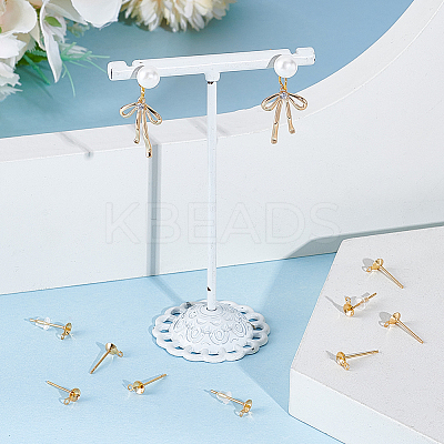 200Pcs 304 Stainless Steel Stud Earring Findings STAS-UN0061-89-1