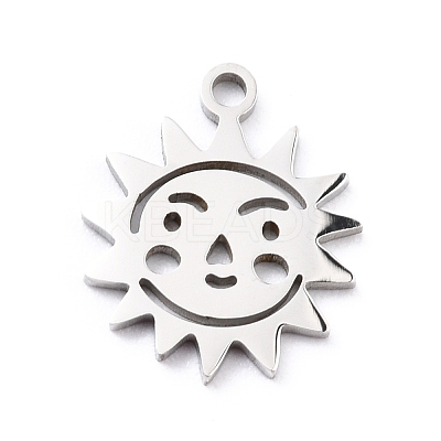 Non-Tarnish 201 Stainless Steel Charms STAS-D176-05P-1