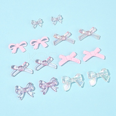 70Pcs 7 Styles Opaque & Transparent Acrylic Beads MACR-FS0002-14-1