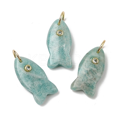 Natural Amazonite Pendants G-A297-01G-05-1