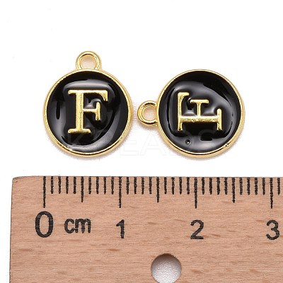 Golden Plated Alloy Charms ENAM-S118-02F-1