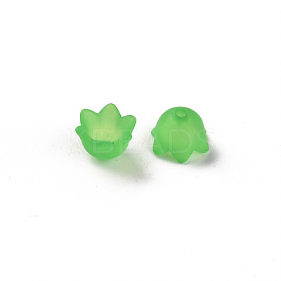 Transparent Acrylic Beads Caps PL543-9-1