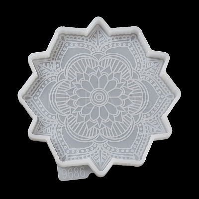 Mandala Flower Cup Mat Silicone Molds SIMO-H144-01B-1