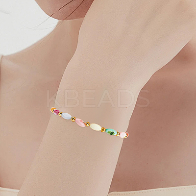 4 Strands Natural Freshwater Shell Dyed Beads Strands SHEL-SC0001-76-1