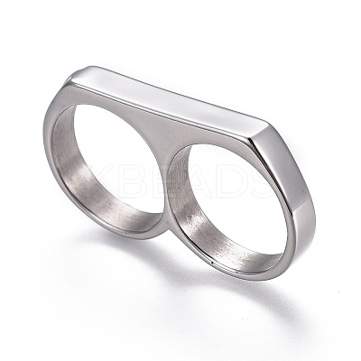 Tarnish Resistant 304 Stainless Steel Finger Rings RJEW-O032-13P-18mm-1