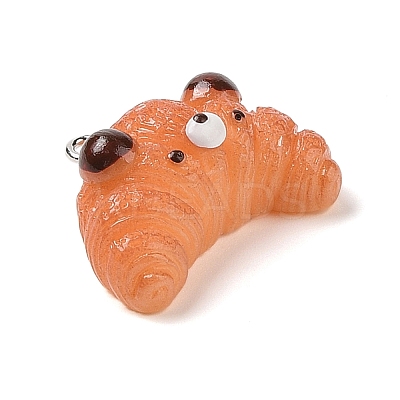 Resin Imitation Food Pendants FIND-U001-02A-1