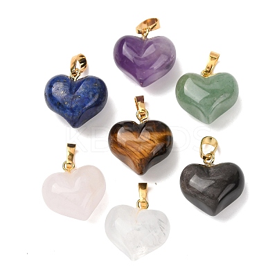 Natural Mixed Gemstone Pendants G-B188-04G-1