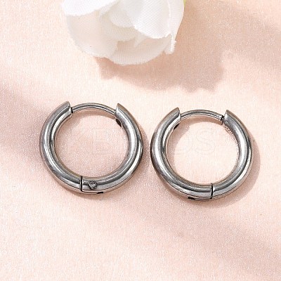 316F Stainless Steel Hoop Earrings EJEW-D341-01G-P-1