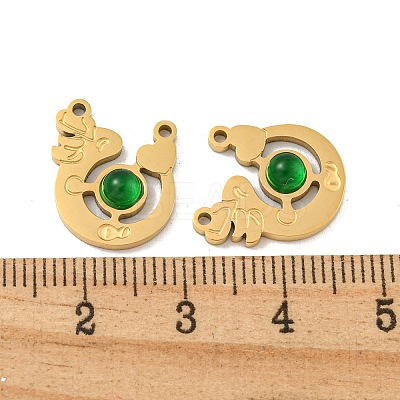 Ion Plating(IP) 304 Stainless Steel Pendants STAS-S135-19G-1