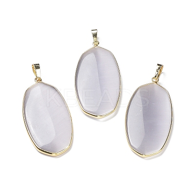Natural & Synthetic Mixed Gemstone Pendants G-K338-05-1