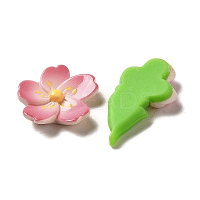 Opaque Resin Decoden Cabochons RESI-B023-05-1