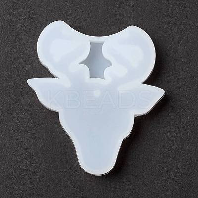 Christmas Theme DIY Christmas Reindeer/Stag Pendant Silhouette Silicone Molds DIY-F114-31-1