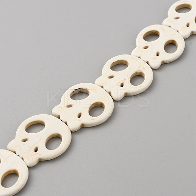 Dyed Synthetic Turquoise Beads Strands G-WH0030-06D-02-1