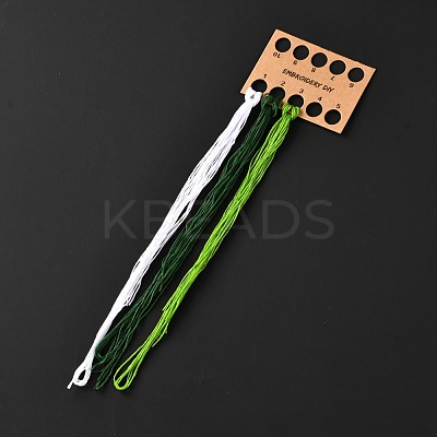 DIY Transparent Fabric Embroidery Kits DIY-K032-78A-1