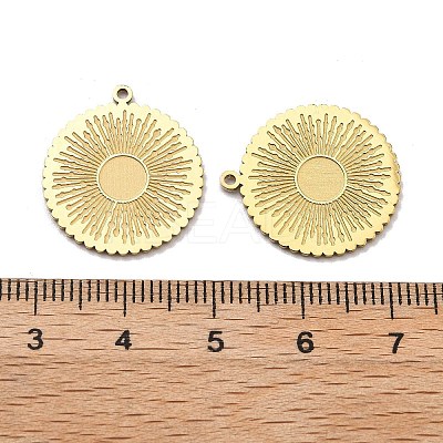 Ion Plating(IP) 304 Stainless Steel Pendants STAS-G347-08G-1