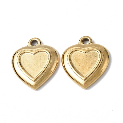 Ion Plating(IP) 304 Stainless Steel Pendants STAS-C066-02G-1