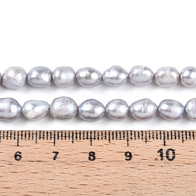 Natural Cultured Freshwater Pearl Beads Strands PEAR-N014-06G-02-1