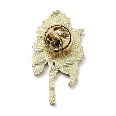 Flower Series Zinc Alloy Enamel Pin JEWB-D069-03D-1