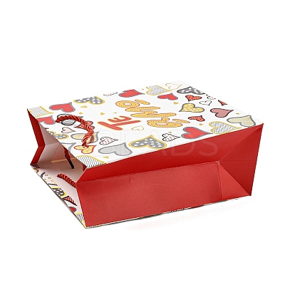 4 Colors Valentine's Day Love Paper Gift Bags CARB-D014-01E-1