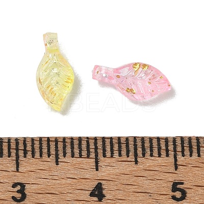 Transparent Acrylic and Gold Foil Pendants AC-CBAF9C1-04A-13-1