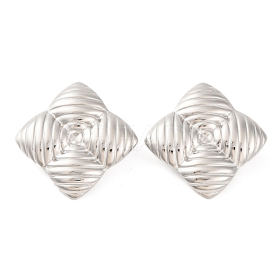 Tarnish Resistant 304 Stainless Steel Stud Earrings EJEW-G395-10P-1
