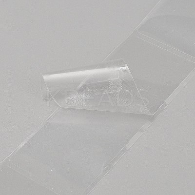 Rectangle PVC Self-Adhesive Barcode Protective Film TOOL-WH0136-135A-1