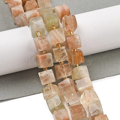 Natural Arusha Sunstone Beads Strands G-G053-B16-01-1
