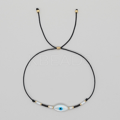 Natural Shell Evil Eye Bracelets FK3019-4-1