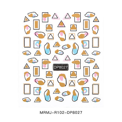 Summer Nail Decals Stickers MRMJ-R102-DP8027-1