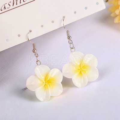Flower Resin Dangle Earrings FS-WG2DDFE-06-1