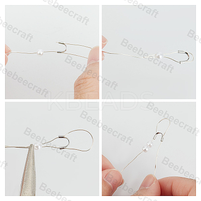 60Pcs 5 Color 316 Surgical Stainless Steel Wire Guardian and Protectors STAS-BBC0004-40-1