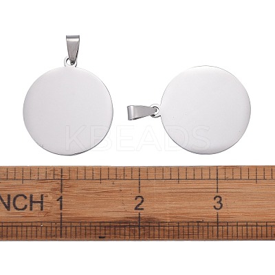 Tarnish Resistant 304 Stainless Steel Pendants STAS-I140-17S-1