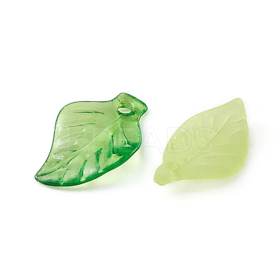 100Pcs 5 Style Transparent Acrylic Pendants MACR-YW0002-63-1