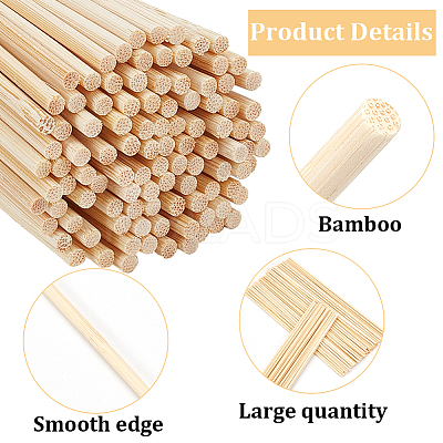 Round Bamboo Sticks WOOD-WH0030-83A-1