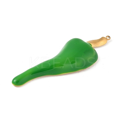 304 Stainless Steel Enamel Big Pendants STAS-Z153-02G-02-1