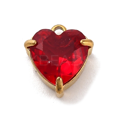 304 Stainless Steel Rhinestone Pendants STAS-P386-01G-M-1