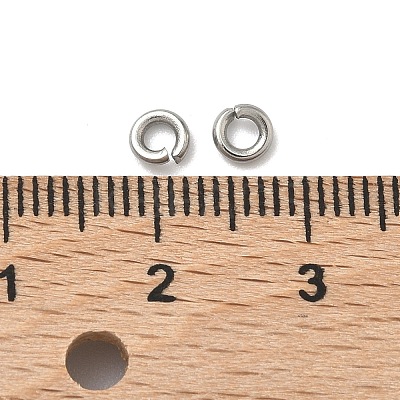 Tarnish Resistant 304 Stainless Steel Open Jump Rings LS-STAS-E067-07-4mm-1