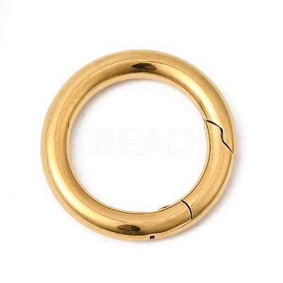 304 Stainless Steel Spring Gate Rings STAS-B128-05G-04-1