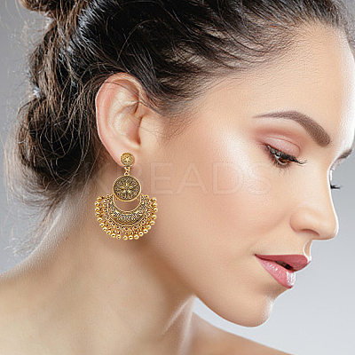 6 Pairs 6 Style Alloy Hollow Thick Hoop Earrings EJEW-AN0001-12-1
